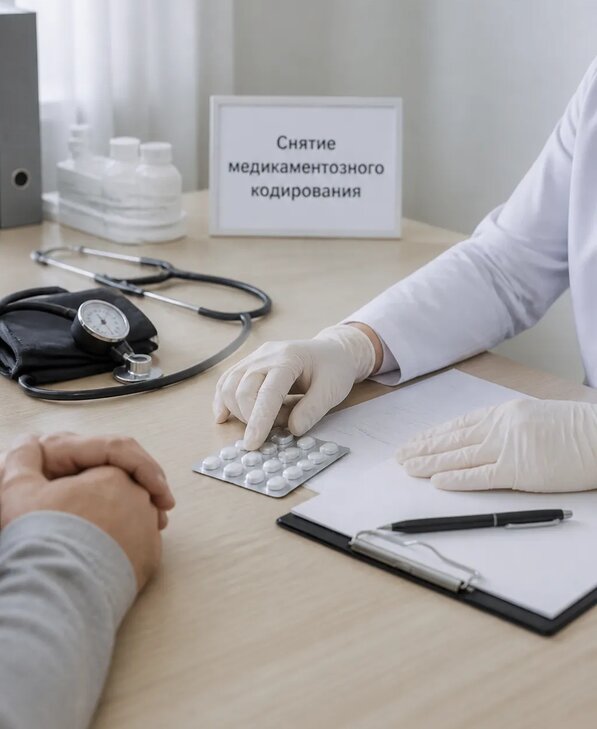 Снятие медикаментозного кодирования в Черкесске от 5098 р. | Медзона